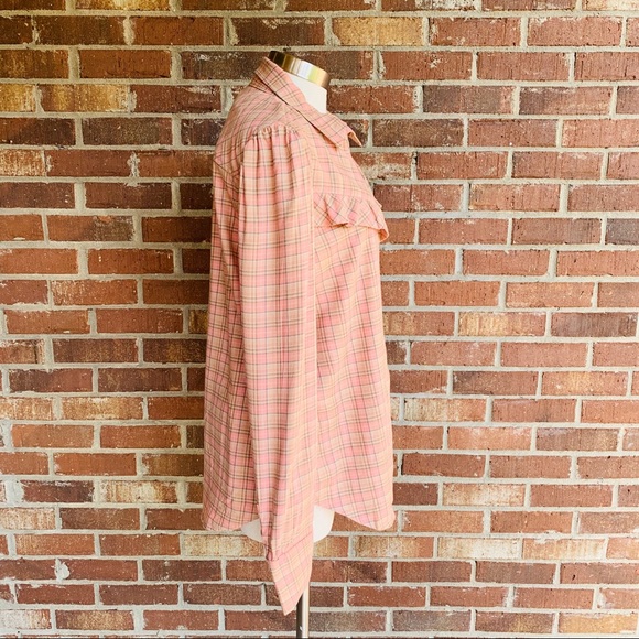 PAIGE Plaid Button Down Long Sleeve Kamie Shirt. - Picture 5 of 8